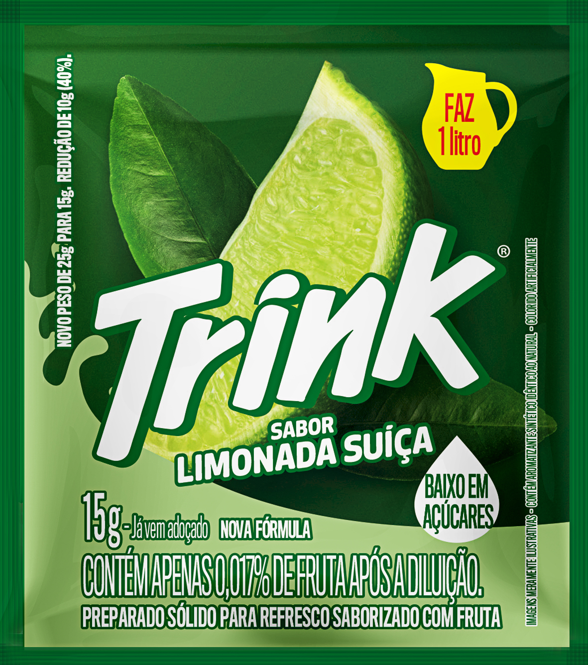 TRINK LIMONADA SUI�A 15G